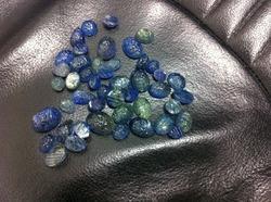 Blue Green Tanzanite Carved Cabs